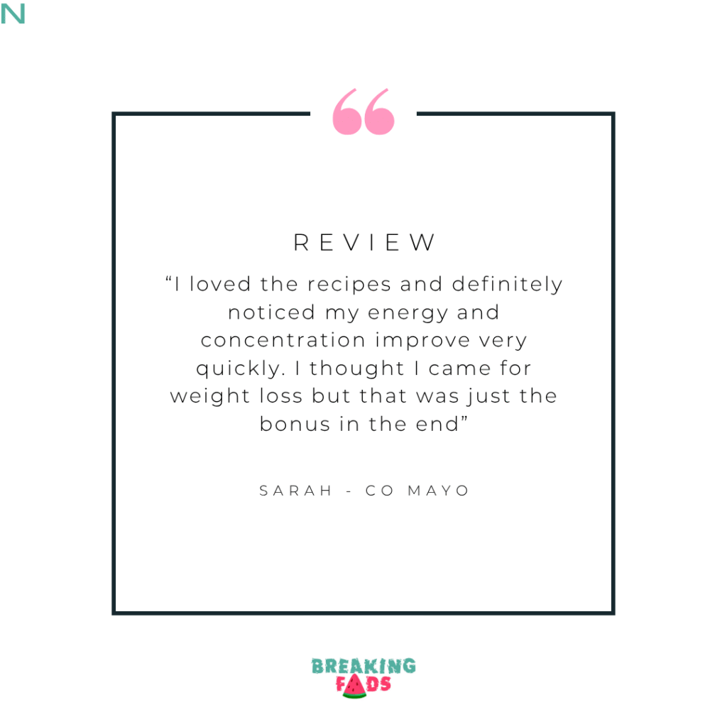 testimonial, weight loss, recipes, energy, concentration, memory, quick, diet